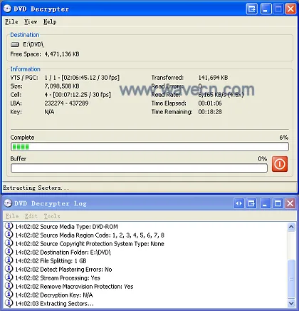 DVD Decrypter Ripping